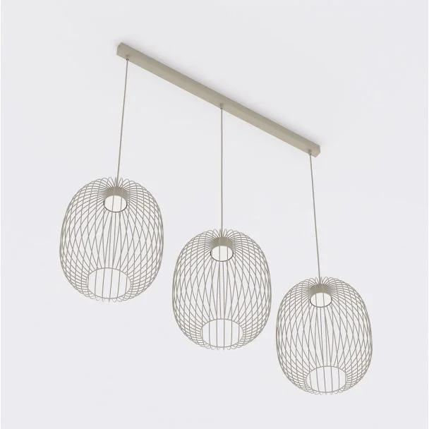 EMIBIG 1701/3 MANTRA 3 MOKKA Lampa wisząca