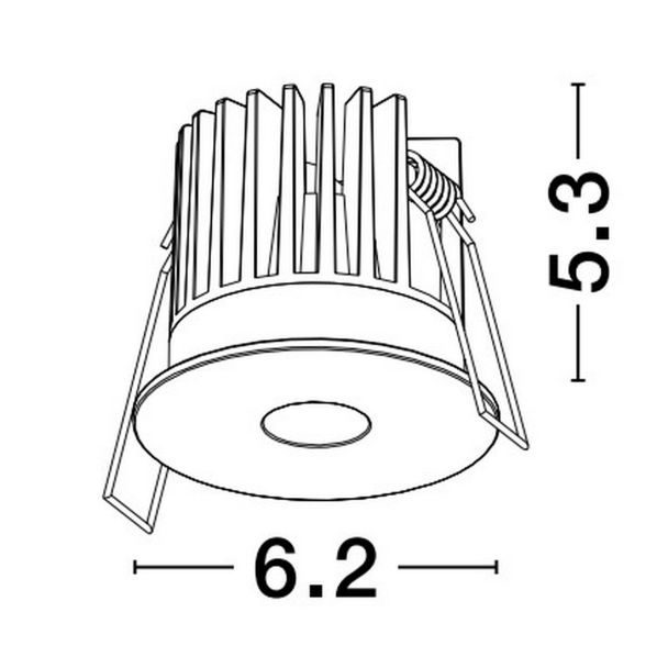 LUCES EXCLUSIVAS LE61603 ACALAMA oczko podtynkowe
