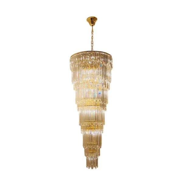 ZUMALINE 19002/40-GLD LUXE LAMPA WISZĄCA ZŁOTA/GOLD
