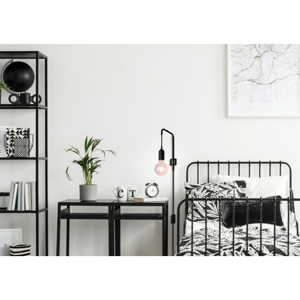 CANDELLUX 50401190 KINKIET LAREN 1 CZARNY