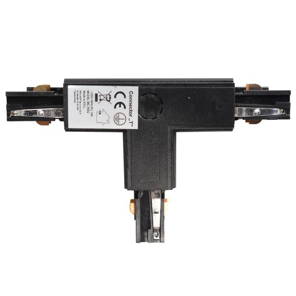 MILAGRO ML7092 Łącznik Lampy Track Light Czarny 3-obwodowy Typ: T DR