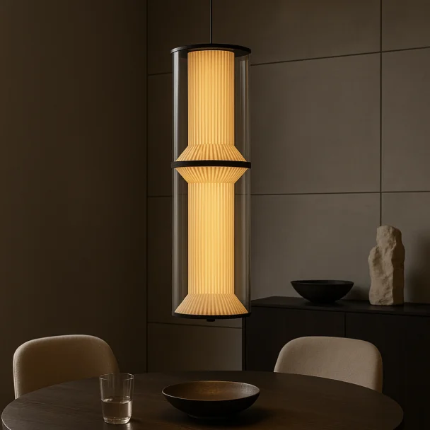 LIGHT PRESTIGE LP-2137/2P TR Lampa wisząca Aeris 2 transparentna LED CCT