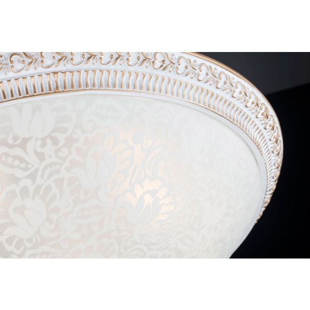 MAYTONI C908-CL-03-W Ceiling & Wall Pascal Ceiling Lamp White with Gold