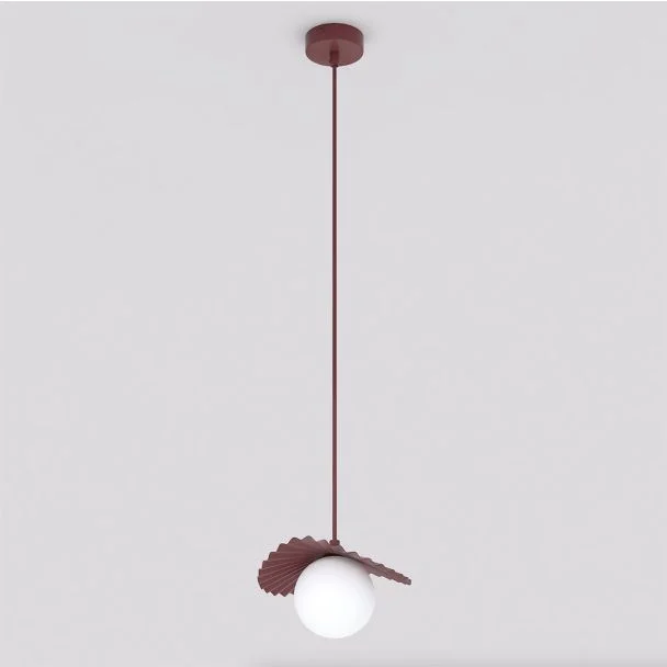 EMIBIG 1761/1 FLORA 1 BURGUNDY OPAL Lampa wisząca
