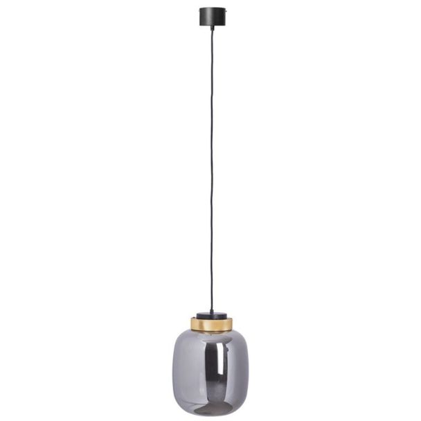 Step into Design 9969P/A smoky Lampa wisząca BOOM LED szaro złota 25 cm