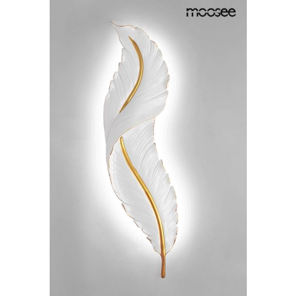 MOOSEE MSE010100387 MOOSEE lampa ścienna IKAR 80 biała / złota