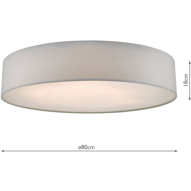 DAR CIE4815 CIERRO 6LT 80CM FLUSH IVORY