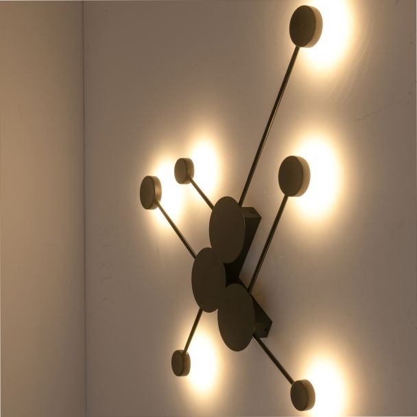 Step into design MW1133-90 Lampa ścienna CLEX - 6 LED czarna 89 cm