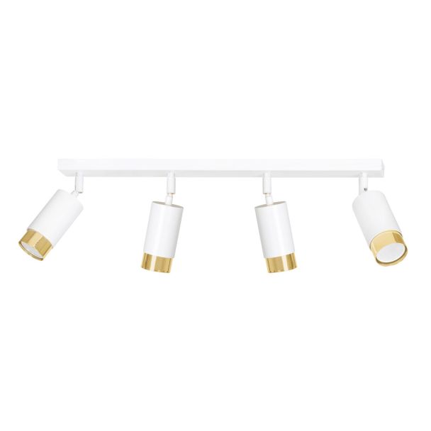 EMIBIG 963/4 LAMPA SUFITOWA HIRO 4 WH/GOLD