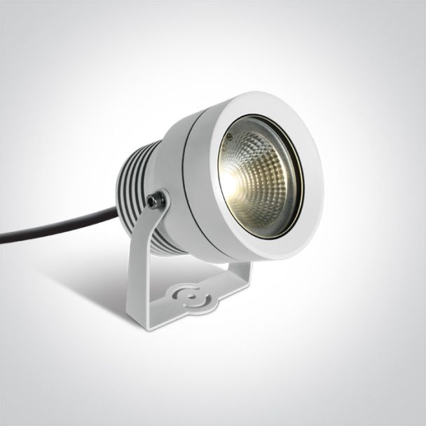ONE LIGHT 7047/W/W Roisan biała lampa ogrodowa LED 3000K 20W IP65