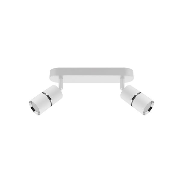 IDEUS 04261 DIOR SPT GU10 2L WHITE/CHROME Oprawa ścienno-sufitowa