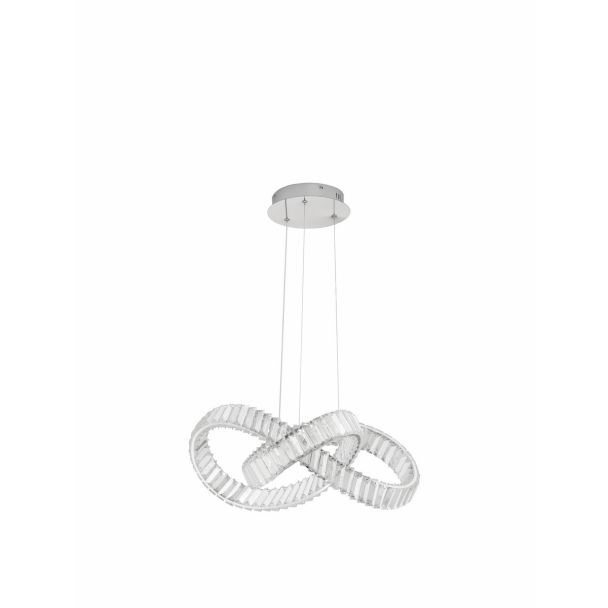 Luces Exclusivas SINALOA LE42923 LAMPA WISZĄCA LED srebrny