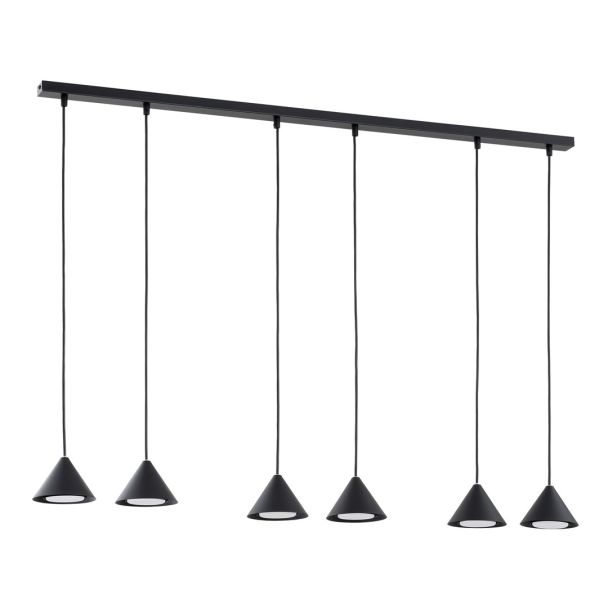 EMIBIG 1330/6 LAMPA WISZĄCA ELIT 6 BLACK