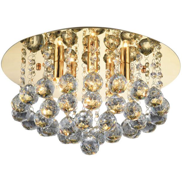 AZZARDO AZ3083 BOLLA 38 GOLD DECORATIVE LAMP