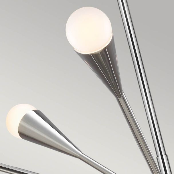 ELSTEAD Jax FE-JAX10-PN 10 Light Chandelier - Polished Nickel