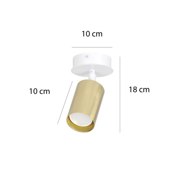 EMIBIG 623/1 ZEN 1 WHITE LAMPA SUFITOWA