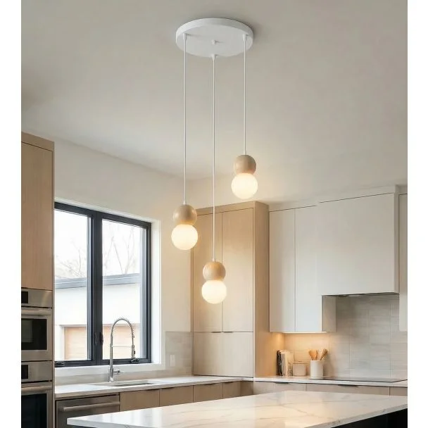 EMIBIG 1674/3 LOOP 3 WHITE LAMPA WISZĄCA