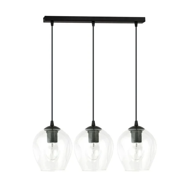 EMIBIG 679/3 LAMPA WISZĄCA ISTAR 3 BL TRANSPARENT