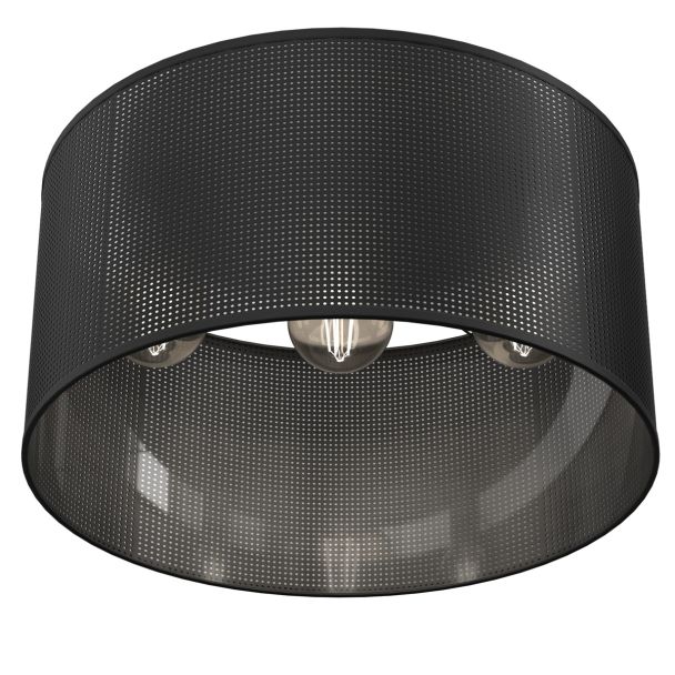 LUMINEX 5233 oprawa sufitowa Loft shade plafon czarny