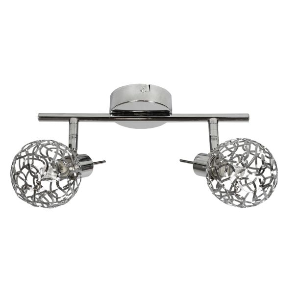 CANDELLUX 92-93984 LAMPA PUZZLE LISTWA 2X40W G9 CHROM