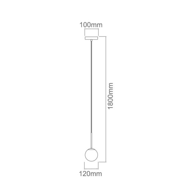 OPEN DESIGN OR80087 Bao I Gold IP44