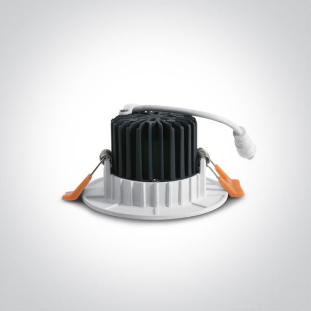 ONE LIGHT 10107CA/W/W Gudi biała oprawa typu downlight do wbudowania LED 3000K 7W