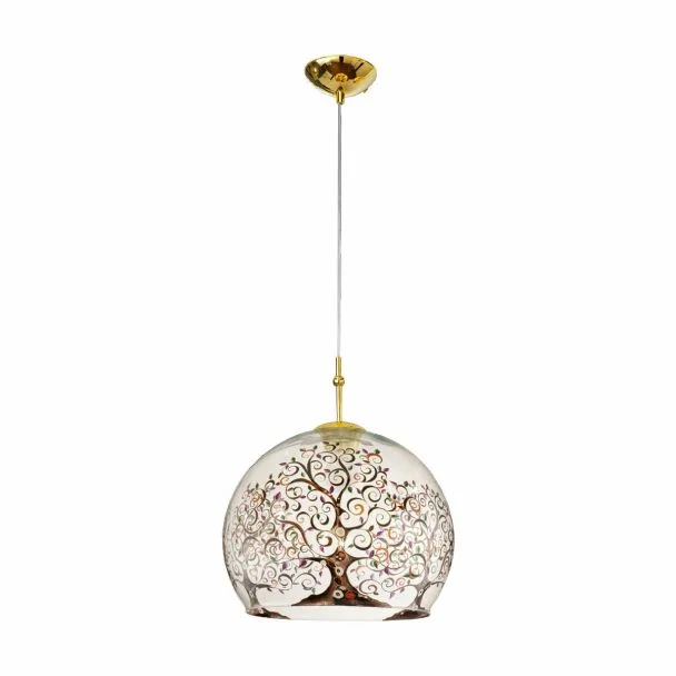 KOLARZ 0392.31L.3.AL.MT LUNA lampa wisząca złoto 24K