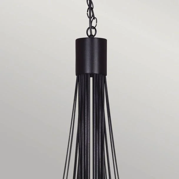 ELSTEAD CARISBROOKE CB18 BLACK 18Lt Chandelier