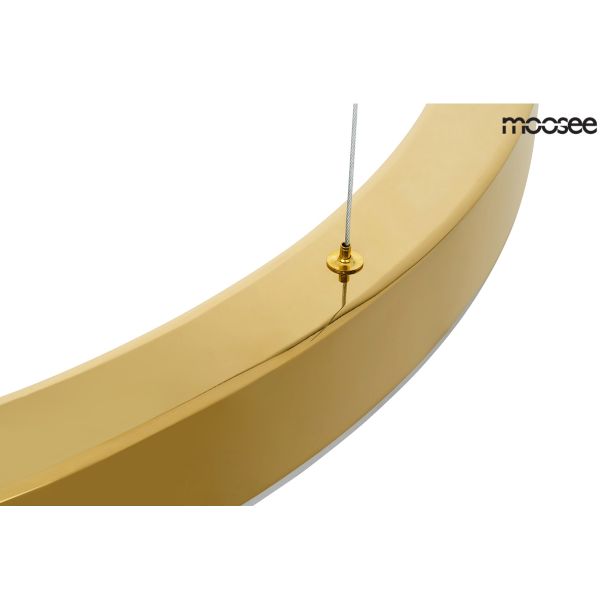 Moosee MSE010100170 MOOSEE lampa wisząca RING LUXURY 70 złota - LED, chromowane złoto