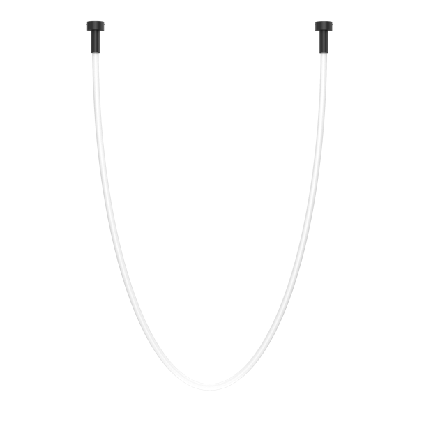 ANTIGO Lampa wisząca podtynkowa Hebi – Czarna (2860 mm) 3000K 3020