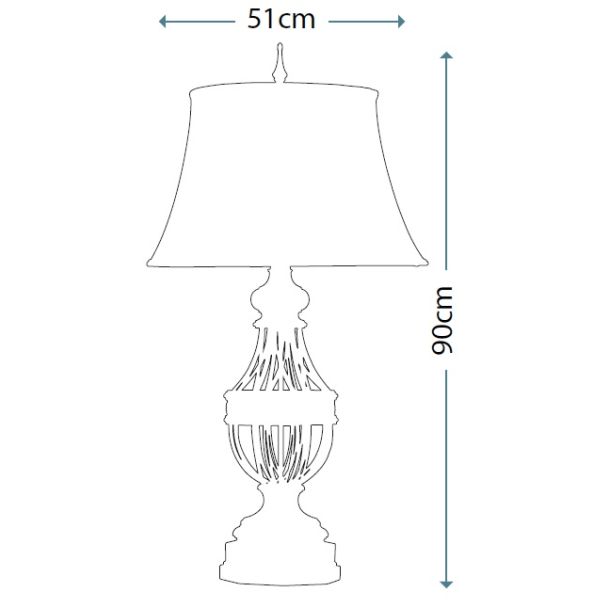 ELSTEAD AUGUSTINE FE/AUGUSTINE TL 1Lt Table Lamp