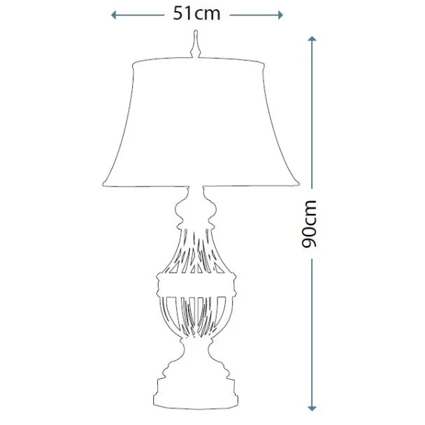 ELSTEAD AUGUSTINE FE/AUGUSTINE TL 1Lt Table Lamp