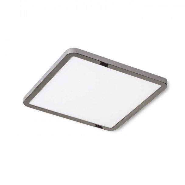 RENDL R12781 HUE SQ 17 wpuszczana czarny chrom 230V LED 18W 3000K