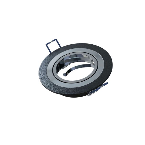 LED LABS 20-1210-09 Oprawa sufitowa MULO okrągła ruchoma czarna szczot.