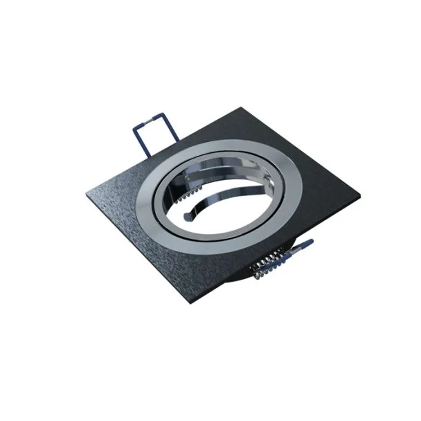 LED LABS 20-1220-07 Oprawa sufitowa GABI kwadrat ruchoma czarna szczot.
