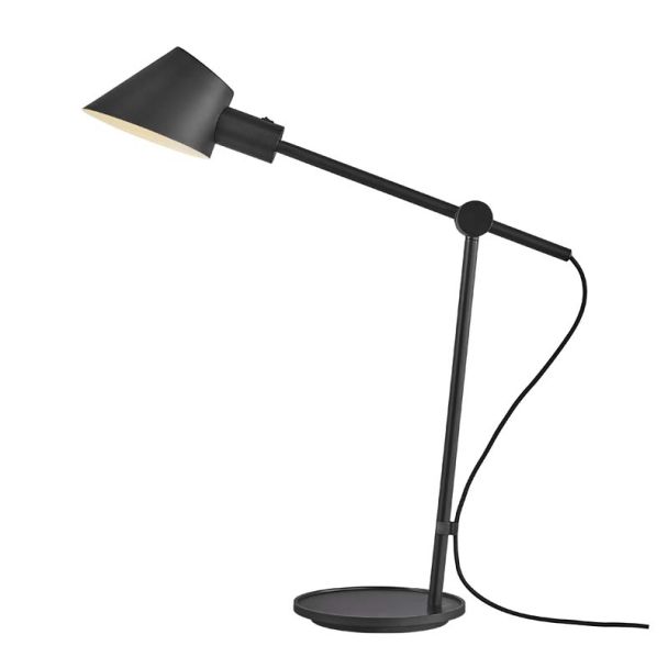 DESIGN FOR THE PEOPLE 2020445003 Lampa stołowa STAY E27 60W Aluminium Czarny
