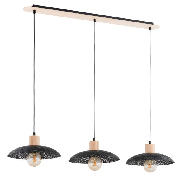 EMIBIG 1318/3 LAMPA WISZĄCA KOBE 3 BLACK