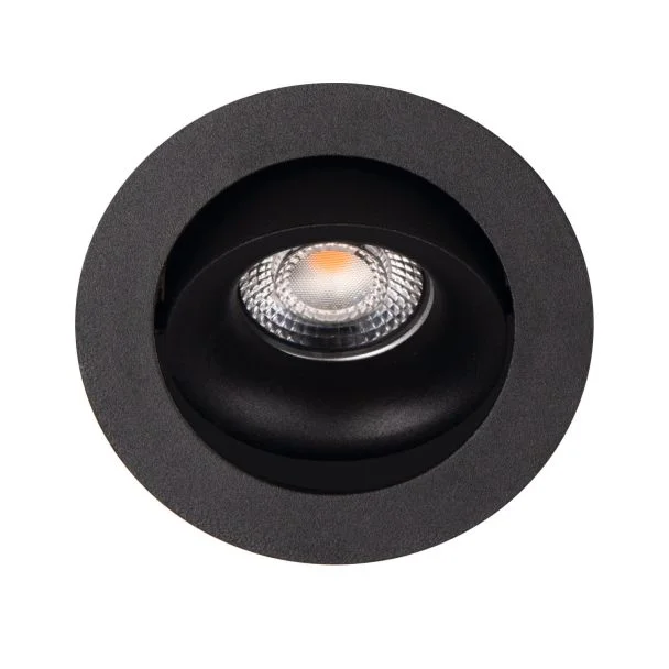 MAXLIGHT H0118 OPRAWA WPUSTOWA BELLATRIX TILTED CZARNA - BEZ MODUŁU ŚWIETLNEGO LED H0112