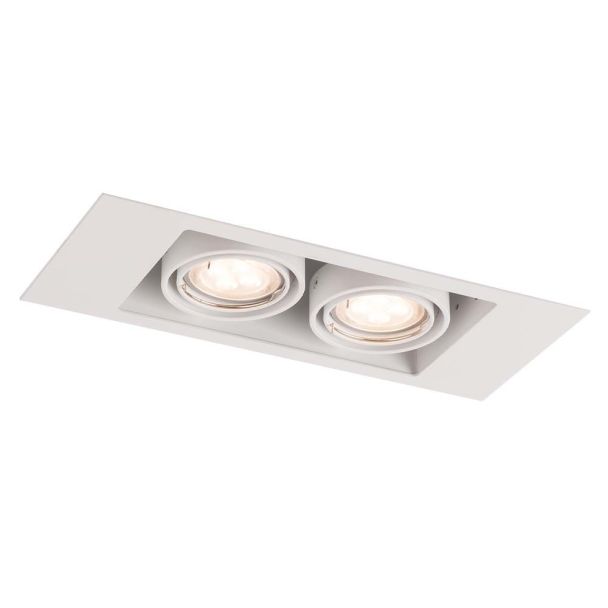 ANTIGO Lampa wpuszczana Ebino 2 - Biała 7316