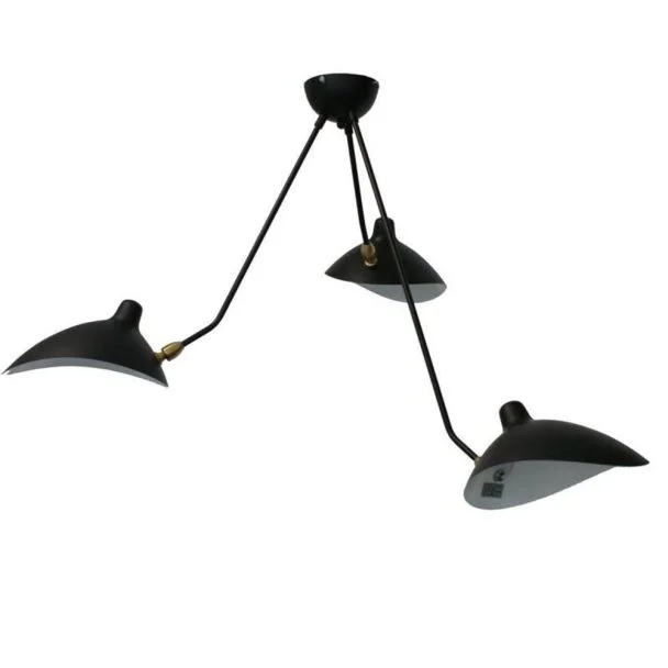 Step into design P8703 Lampa wisząca CRANE-3P czarna