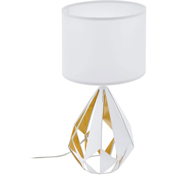 EGLO 43078 TL/1 E27 WEISS/HONIGGOLD CARLTON 5
