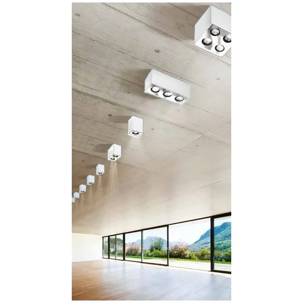 AZZARDO FH31431S-WH-CH / AZ0735 Nino 1 (white/chrome) Lampa sufitowa