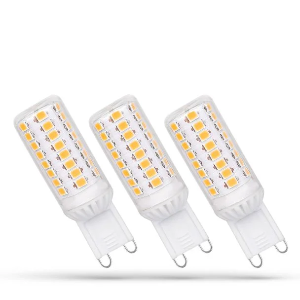 SPECTRUMLED WOJ+14486 ŻARÓWKA LED G9 230V 4W CW DImm SMD PREMIUM 3-PACK