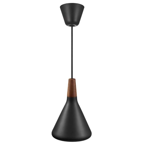 DESIGN FOR THE PEOPLE 2120803003 Lampa wisząca NORI E27 40W Metal Czarny