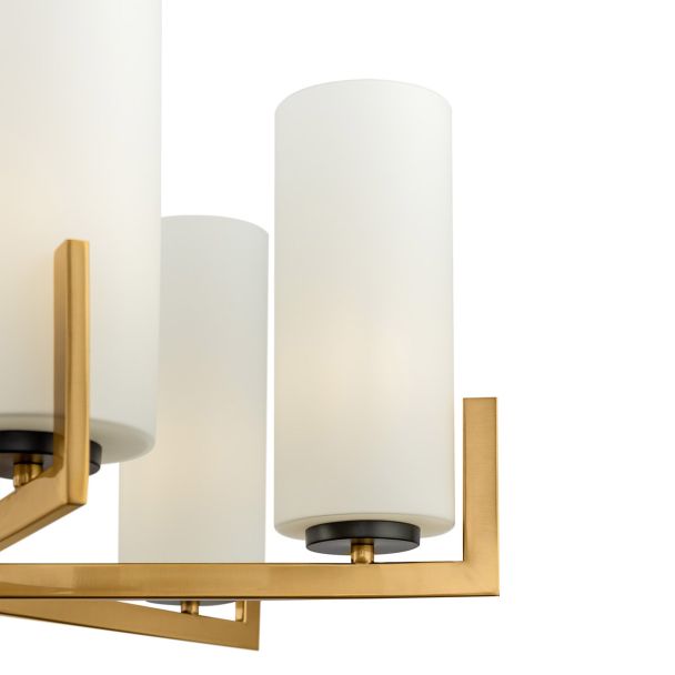 MAYTONI MOD089PL-06BS Modern Fortano Chandelier Brass