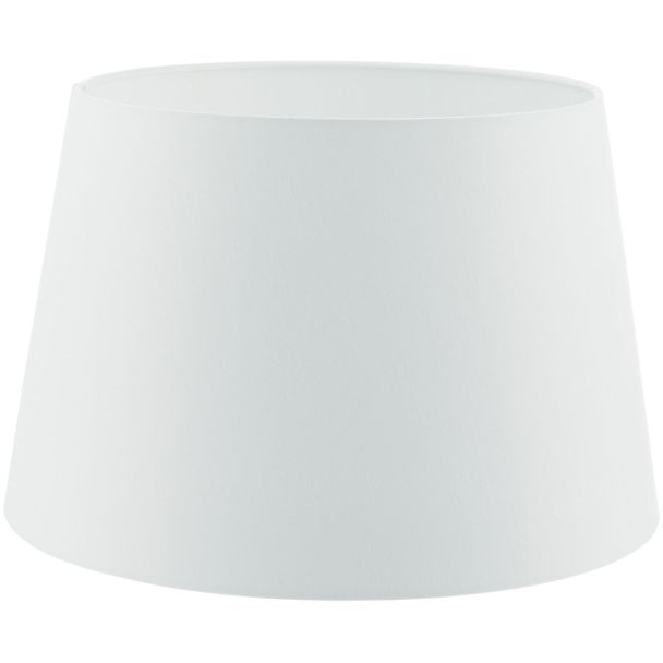DAR CEZ162 CEZANNE 40CM FRENCH DRUM SHADE WHITE
