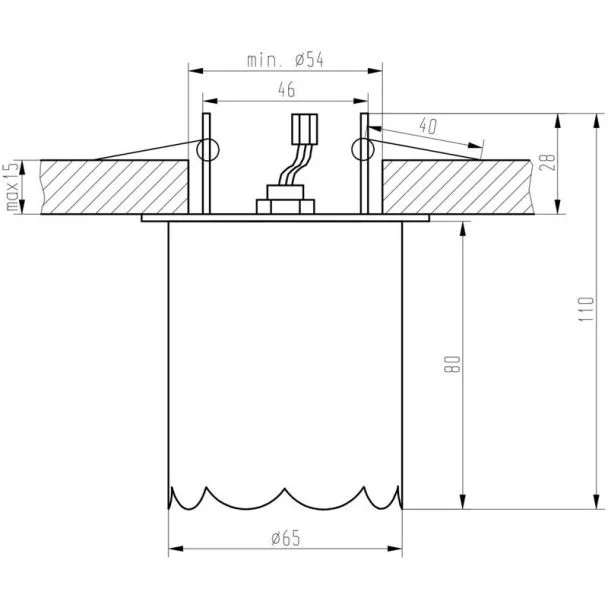 CANDELLUX 2203973 OPRAWA STROPOWA DEKORACYJNA SK-73 CH/TR G9 CHROM 1X40W G9 KRYSZTAŁ TRANSPARENT