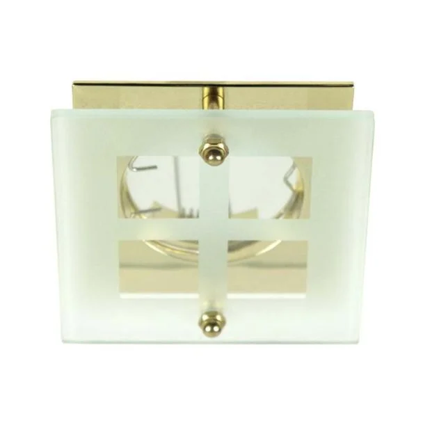 CANDELLUX 2229104 SZ-06 G MR16 ZŁOTA OPR.KWADRAT STAŁA SZKŁO