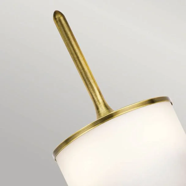 ELSTEAD Mona KL-MONA-S-NBR 2 Light Wall Light - Natural Brass