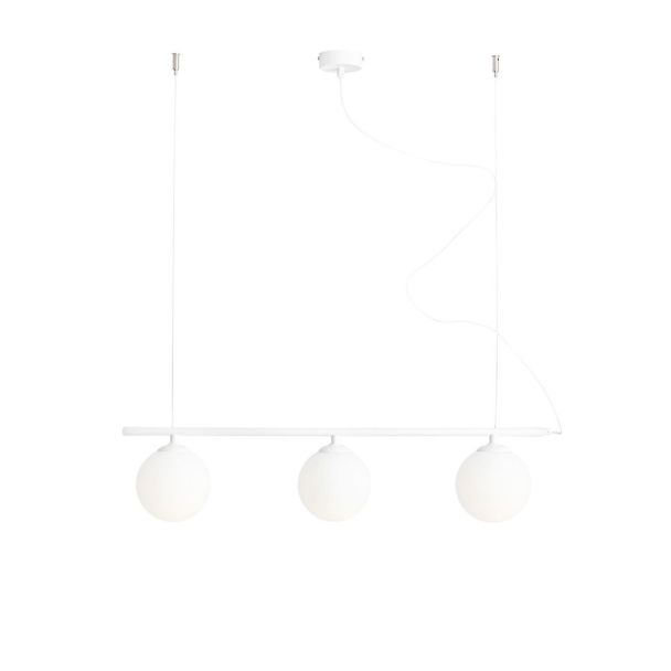 ALDEX 1006E LAMPA WISZĄCĄ BERYL GLASS 3 BIAŁA